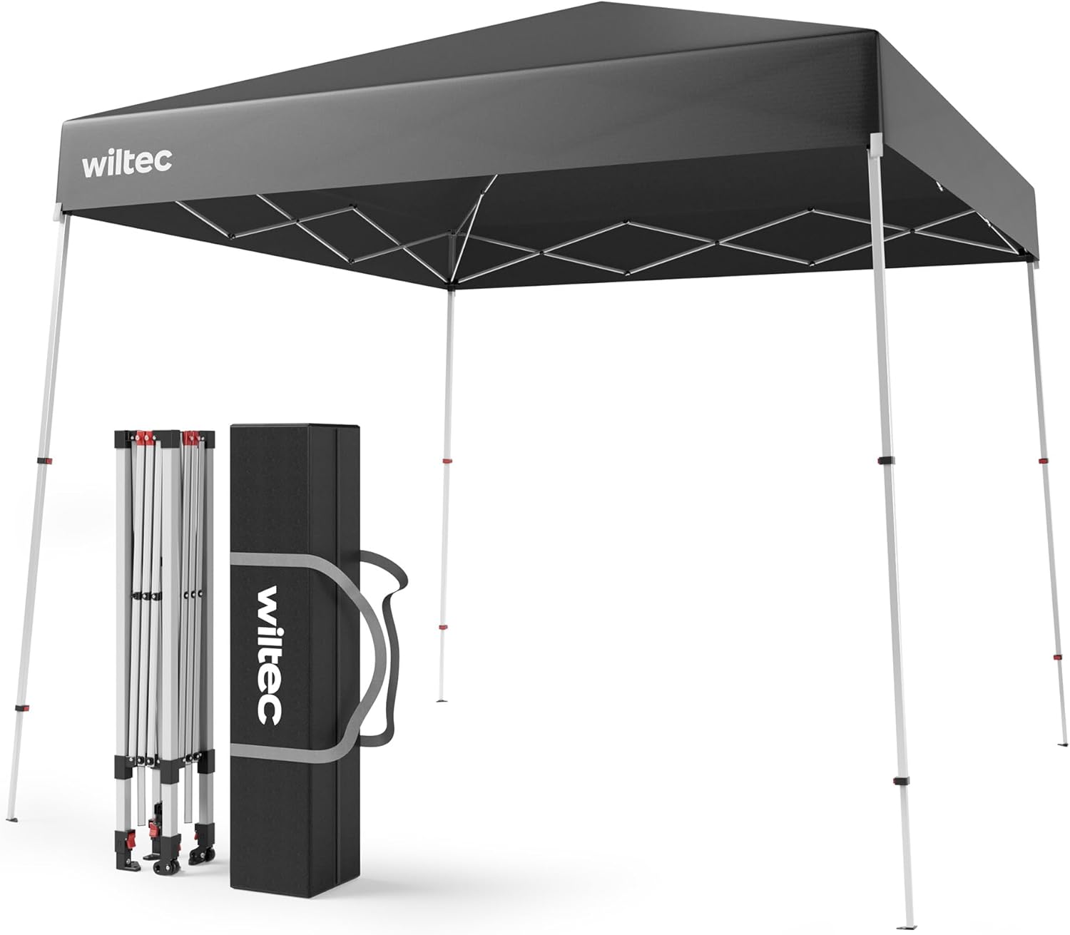 Wiltec - Tonnelle pliante étanche 2,5x2,5x2,7m - cadre robuste