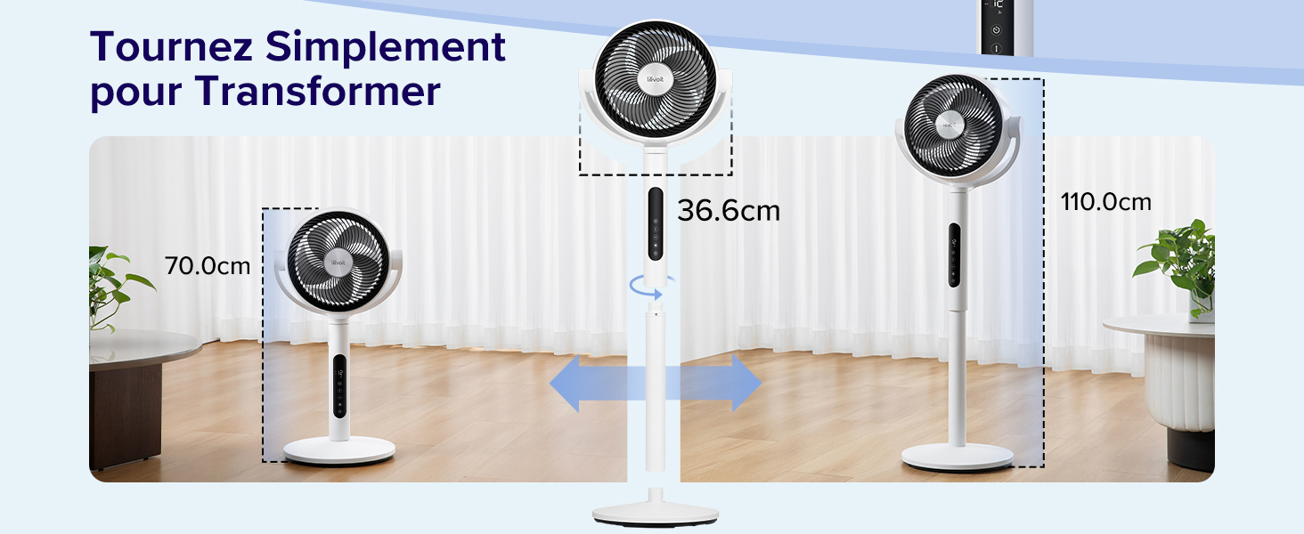 Ventilateur sur pied