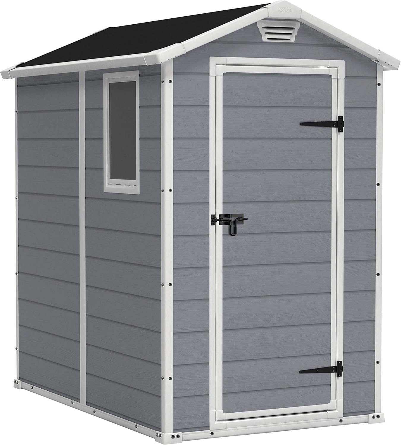 Keter - Abri Manor 46 - 2,2m² - double porte, coloris gris