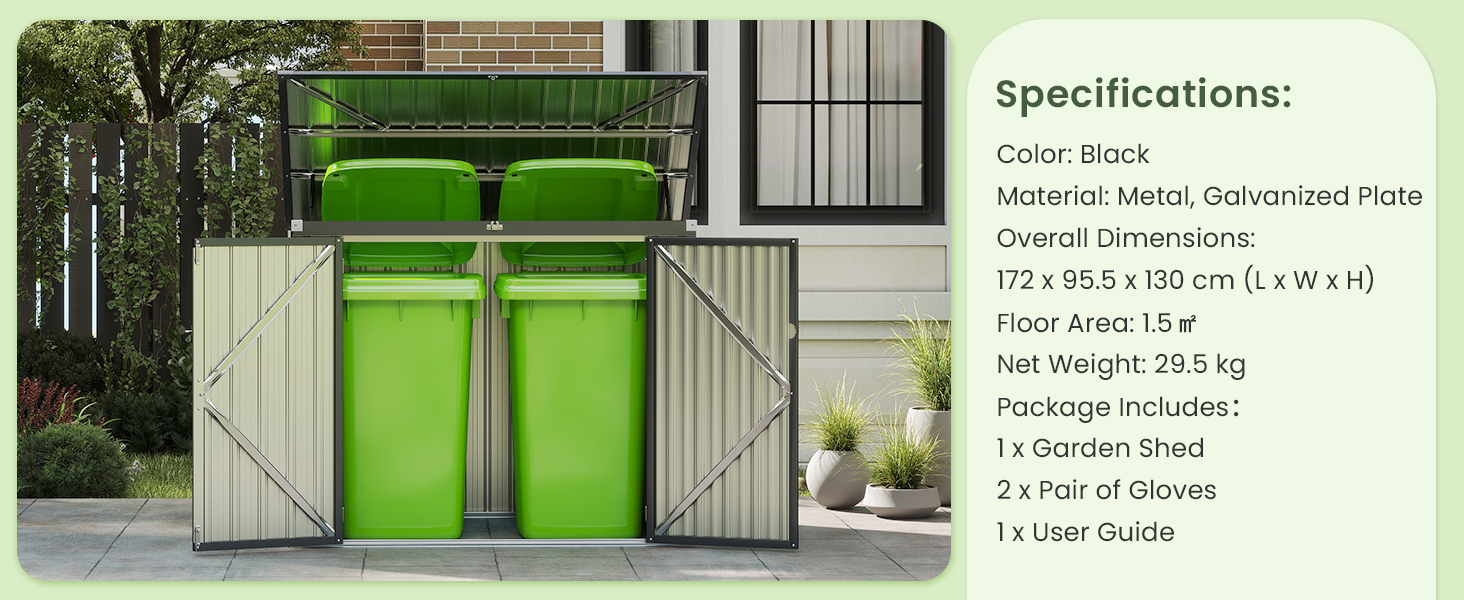 Schéma des spécifications du produit montrant les mesures et les détails des panneaux de verre ou des portes avec des éléments de fond vert.