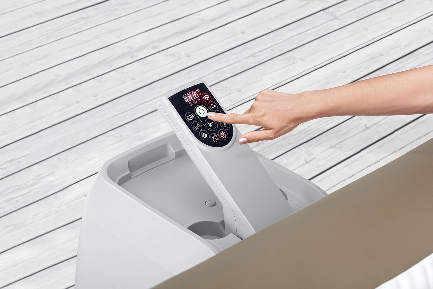 Bestway - Lay-Z-Spa Palma Hydrojet Pro - carré - 5-7 places, spa gonflable