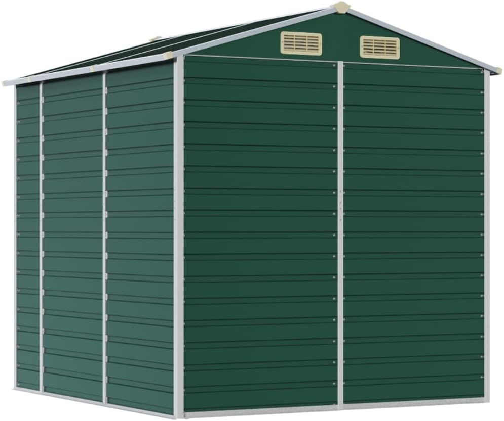 Abri de jardin - acier galvanisé - 191x215x198 cm - rangement outils ZEYUAN