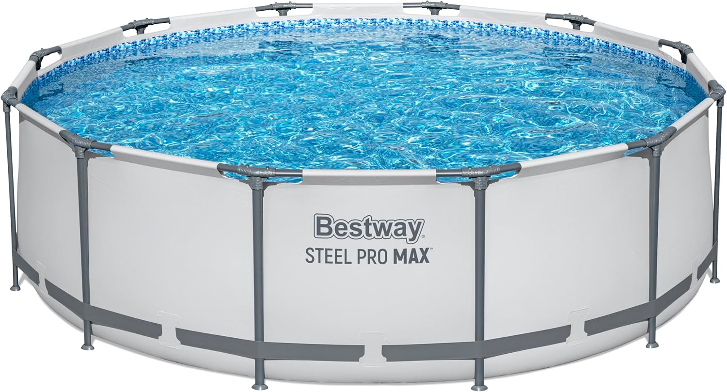 Bestway - Steel Pro Max piscine ronde - 366x100 cm - hors sol, robuste