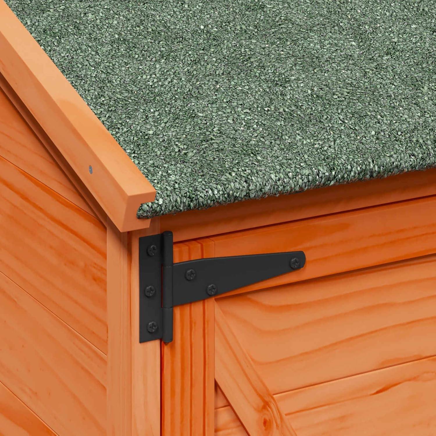 vidaXL - Abri de jardin bois, 106x56x113,5 cm, rangement spacieux, résistant intempéries