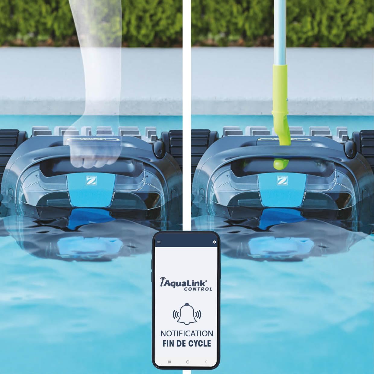 Zodiac - Freedom CNX-Li - 10x5m - robot piscine sans fil, batterie lithium, filtration fine, connectivité iAqualink, CNX