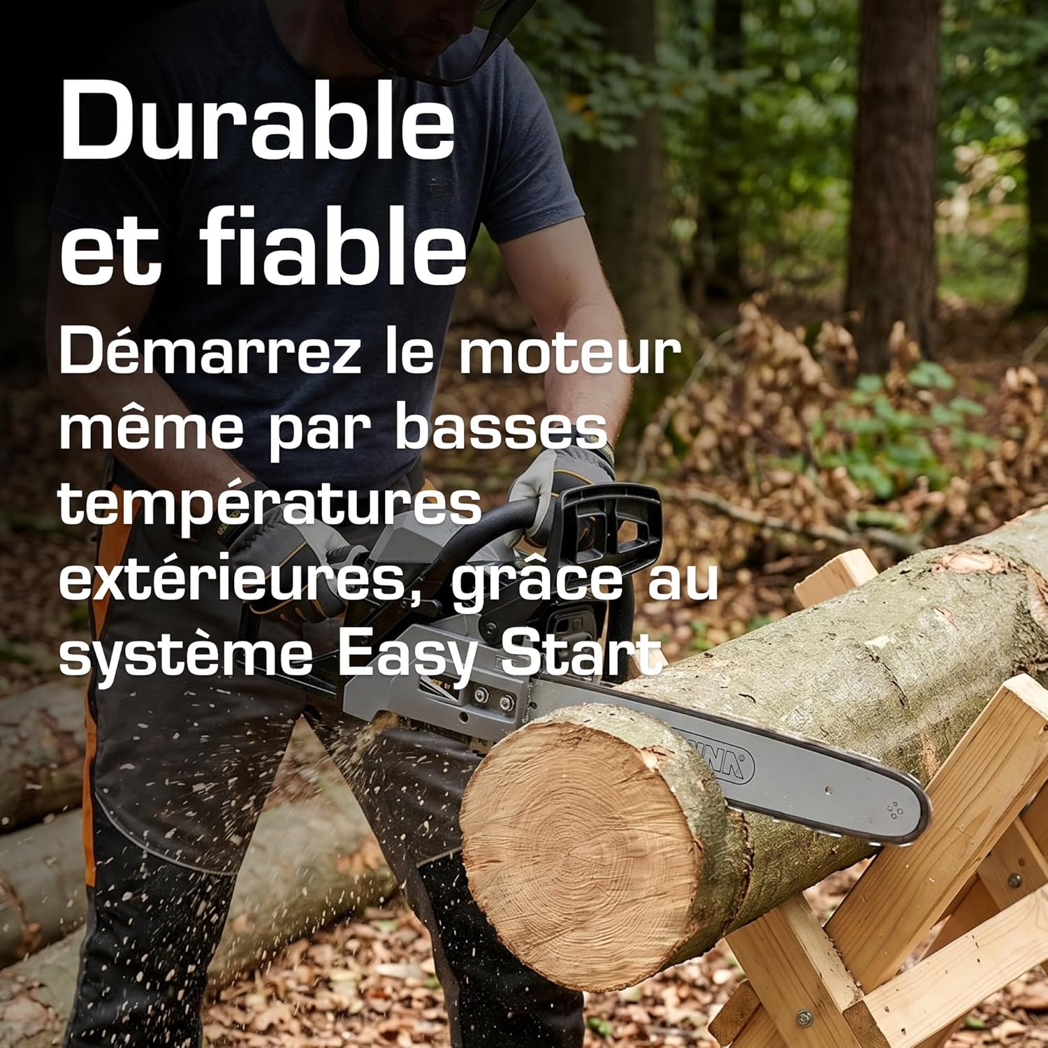 Alpina - tronçonneuse thermique série ACS - 40 cm - 1500 W, pompe à huile, ACS 41