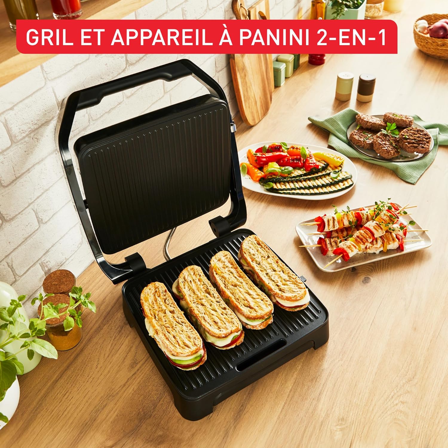 Tefal - Inicio (GC271810) - grande plaque, 2000W, chauffe rapide