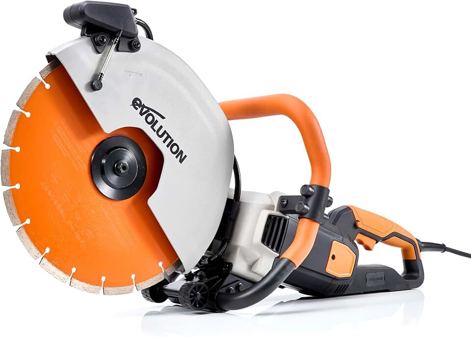 Evolution Power Tools - tronçonneuse béton série R - 350mm, 2700W, lame diamant - R350DCT