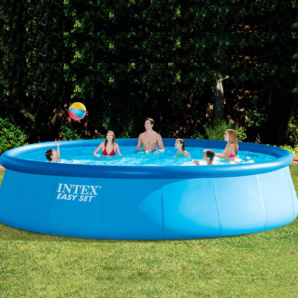Intex KIT PISCINE EASY SET 5M49 X 1M22, 20.647 liters L, Bleu, 549x549x122 cm