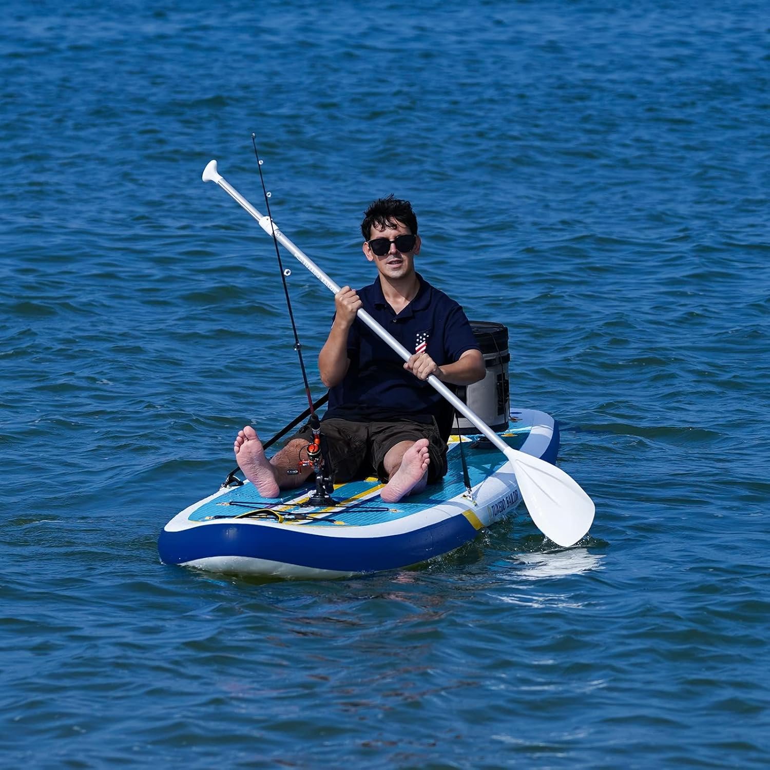 Tuxedo Sailor - Paddle gonflable adulte - sup 320x80x15cm - planche stable, accessoires complets