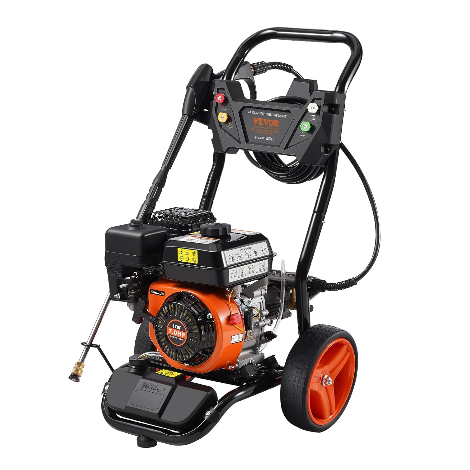 VEVOR - nettoyeur haute pression, 3950 PSI, 10 L/min, pompe cuivre
