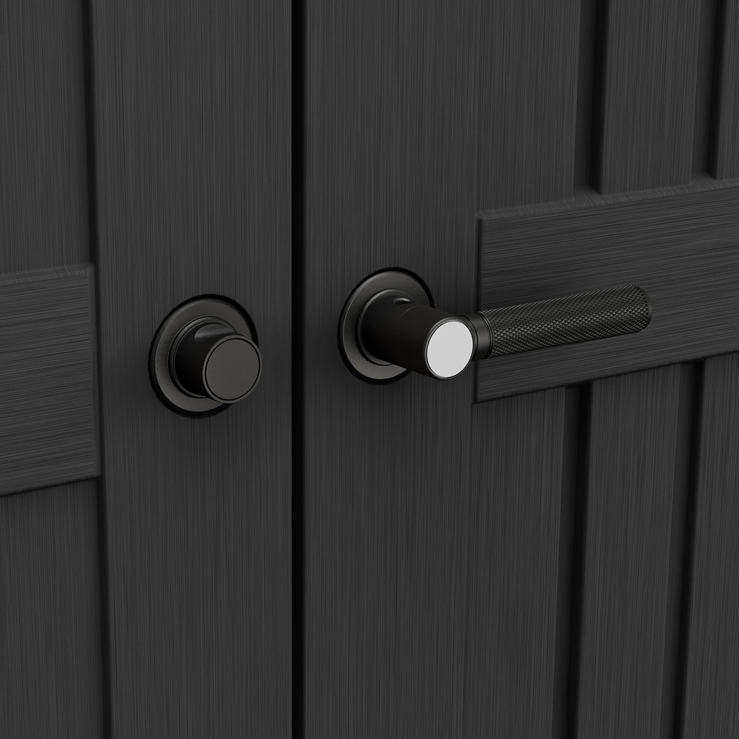 Keter - Stronghold - 7.7 m² - résine & métal, aspect bois, anthracite 108-7.7