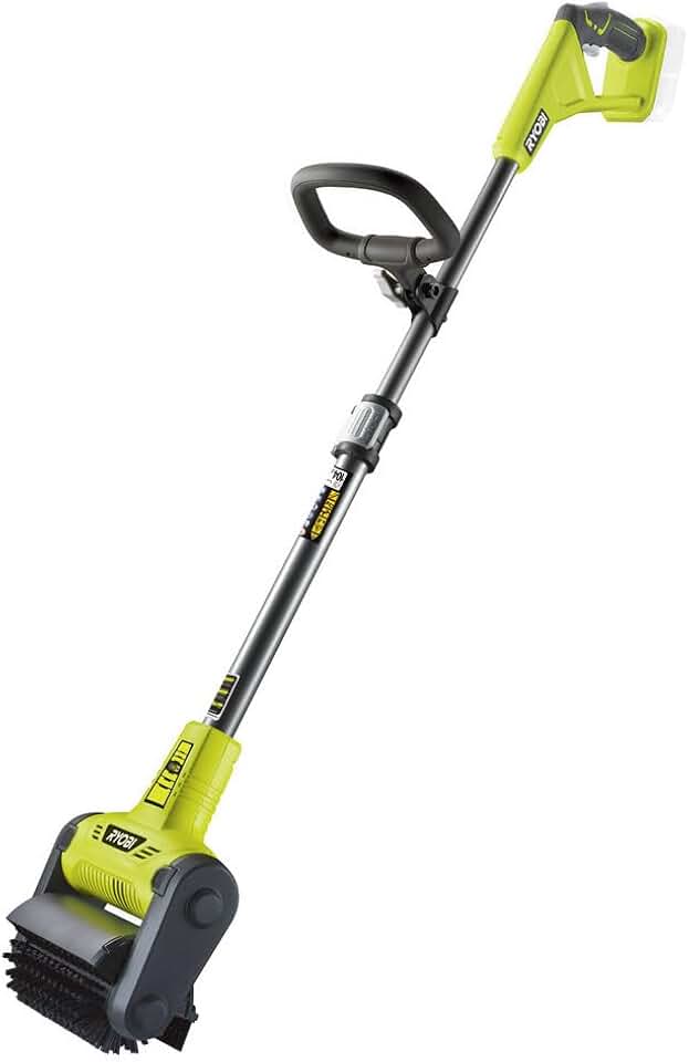 RYOBI - Nettoyeur sol One+ 18V - 16,2 cm - Brosse nylon, poignée ergonomique - RY18PCB-0