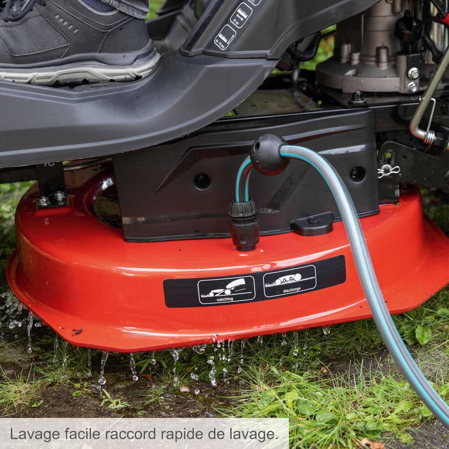 Scheppach - tondeuse autoportée MR230-61 - 61 cm - essence 4,4 kW, 5 hauteurs, jusqu’à 2600 m² - MR230-61