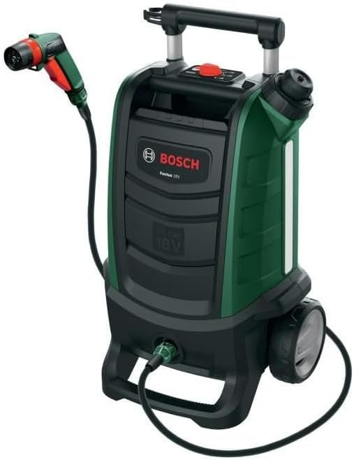 Bosch Nettoyeur pour extérieur sans Fil - Fontus 18V (sans Batterie, système 18 V, dans boîte en Carton)