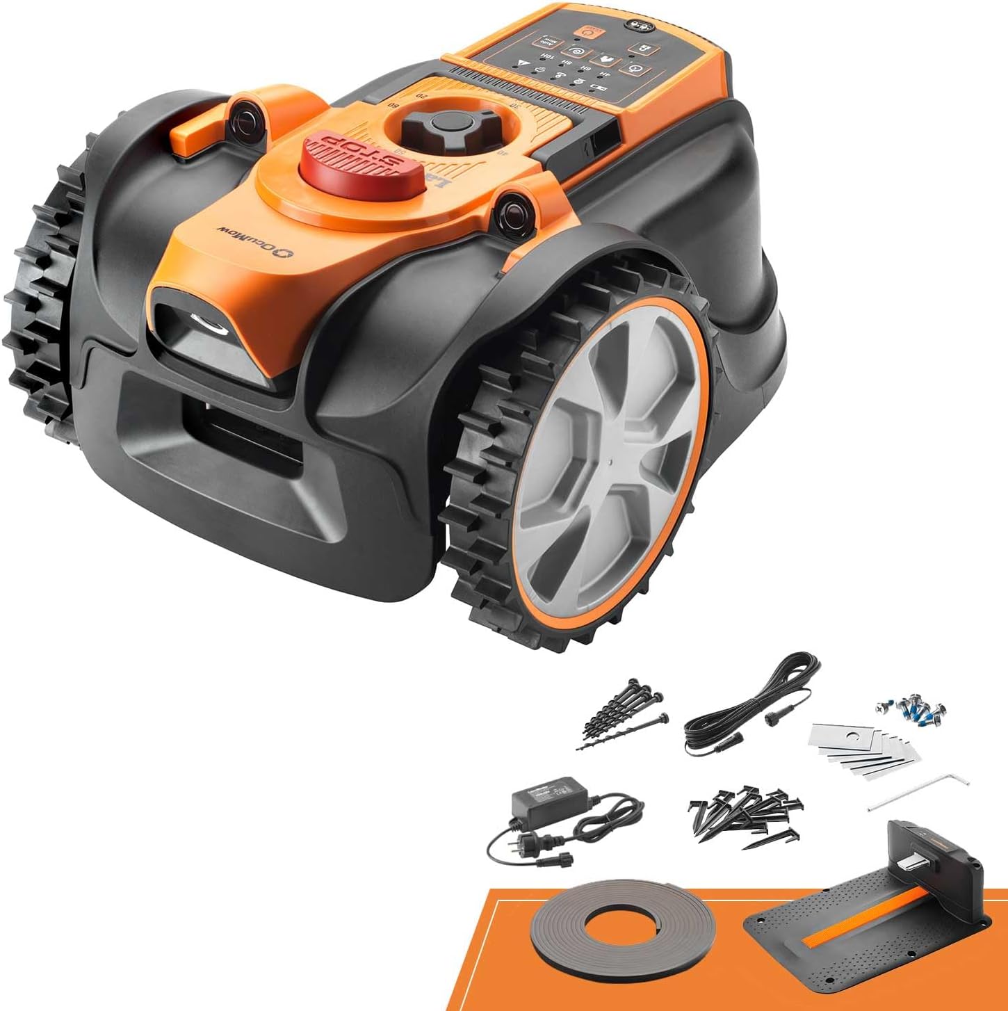 Lawnmaster - OcuMow 16 Série - 300㎡ - Évitement intelligent, navigation optique, charge automatique AMB16P2