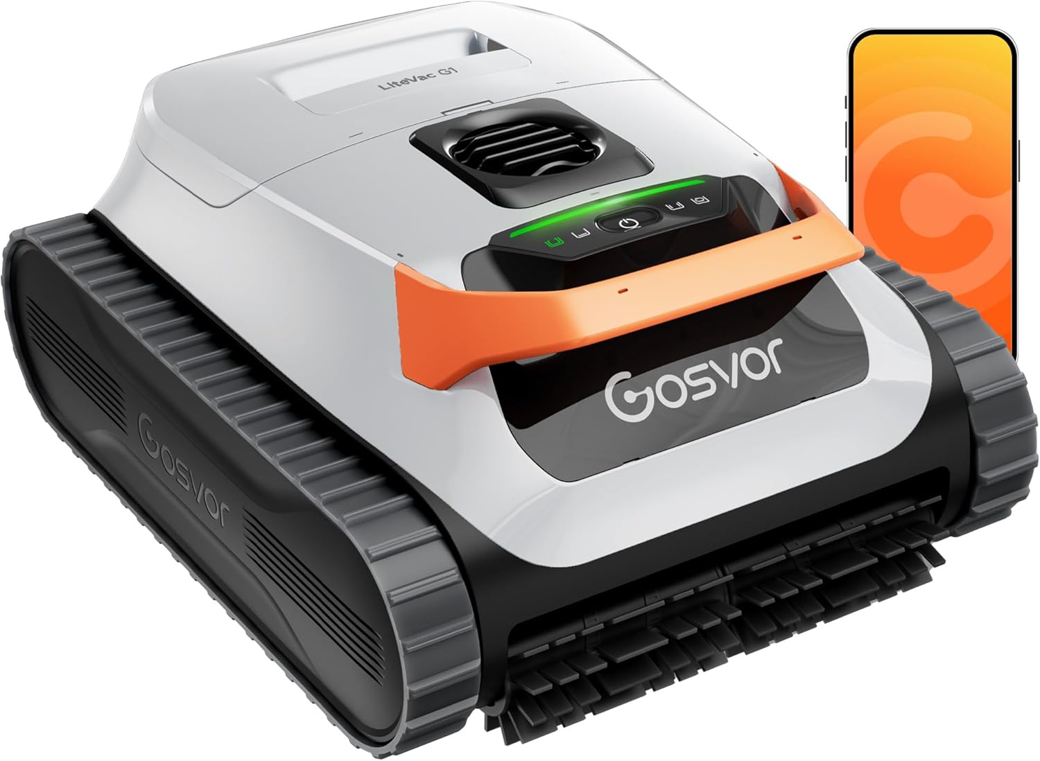 Gosvor - Robot aspirateur piscine série Fond & Parois - nettoyage efficace - accessoires inclus