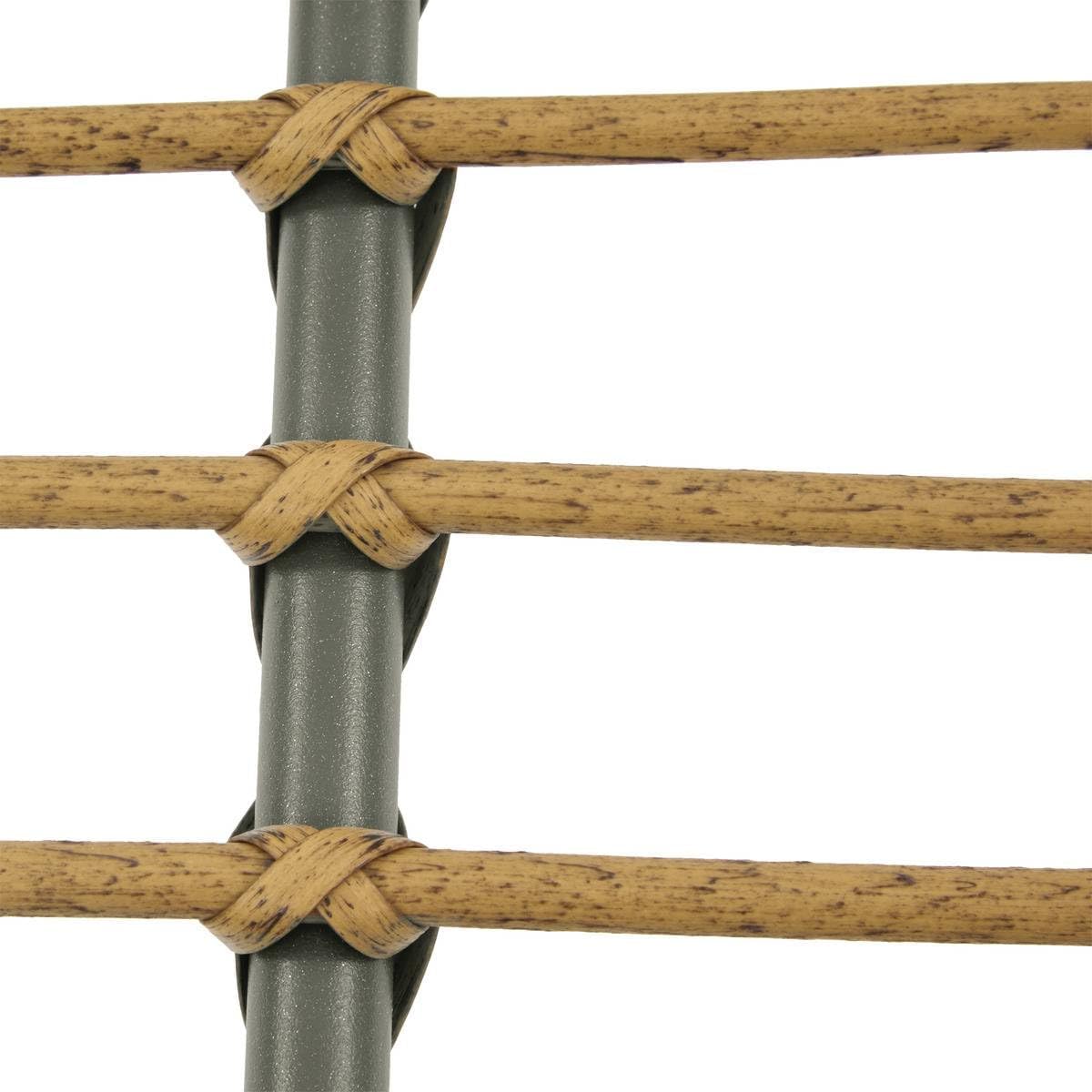 Hespéride - Paopao graphite 4 places - jardin - anti-rouille, coussins confortables