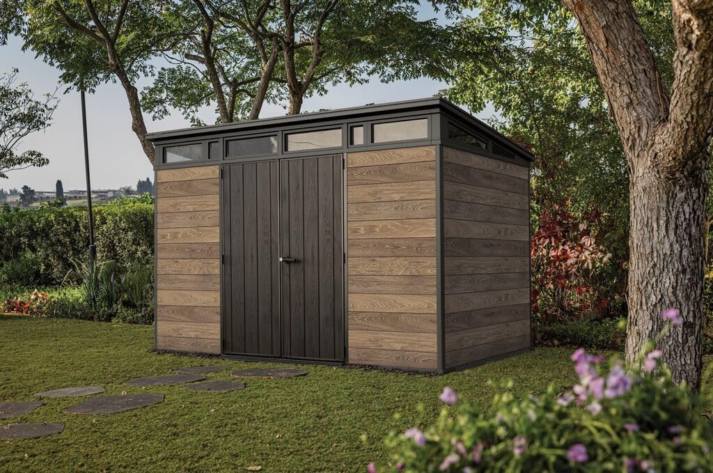 Keter - Signature 117 - abri 7,4m² - aspect bois Douglas