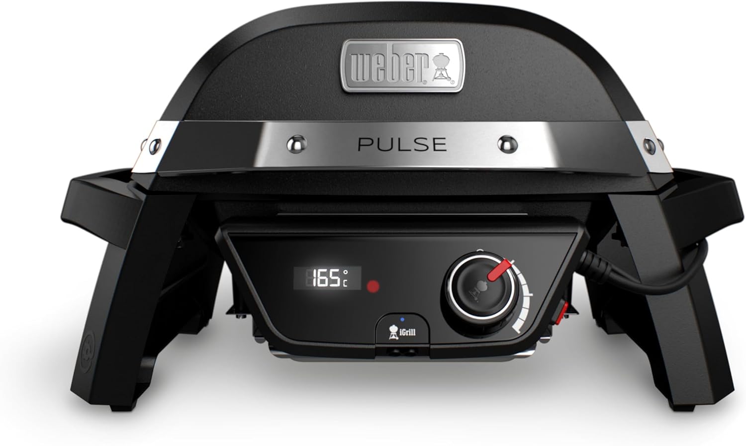 Weber - Barbecue électrique Pulse 1000 - compact - 1800W, contrôle digital