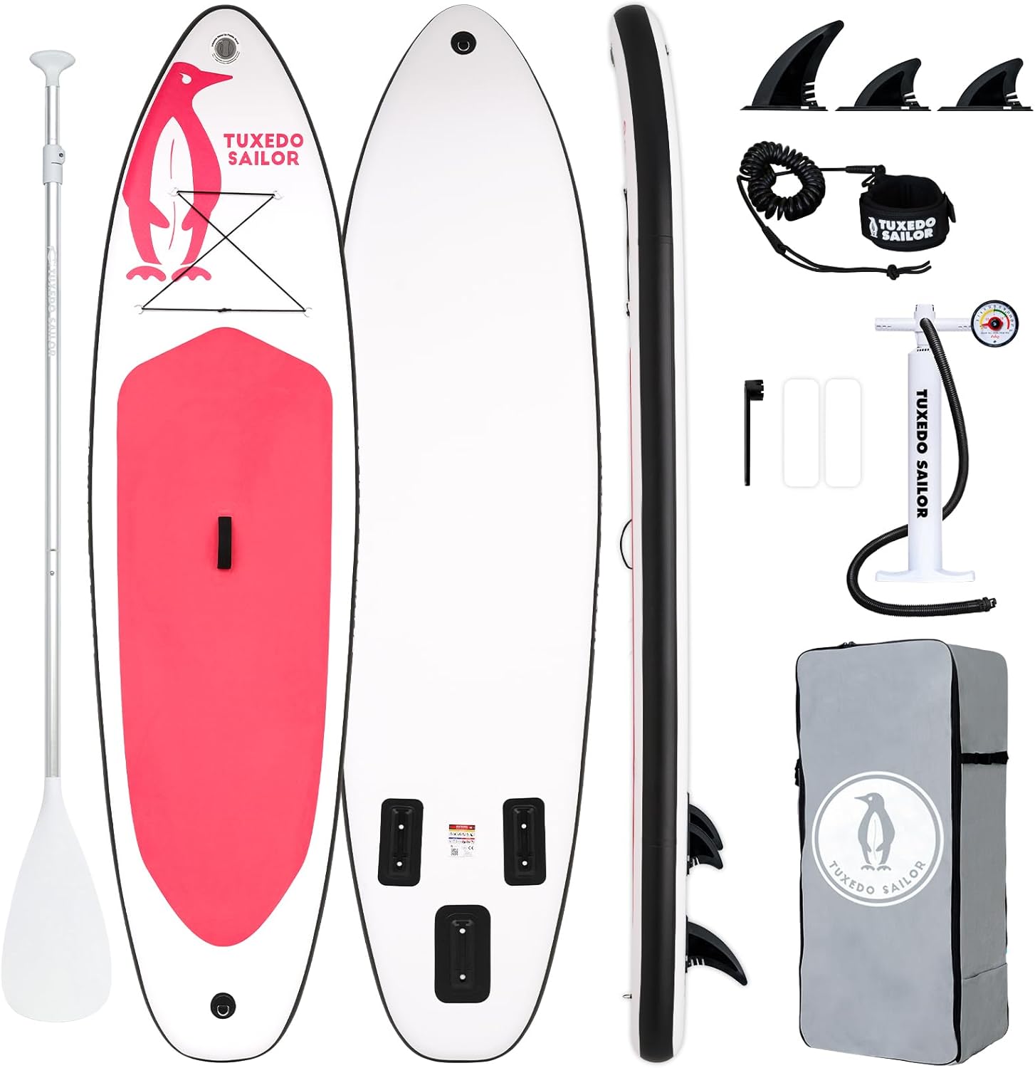 Tuxedo Sailor - SUP gonflable adulte - Accessoires inclus - robuste