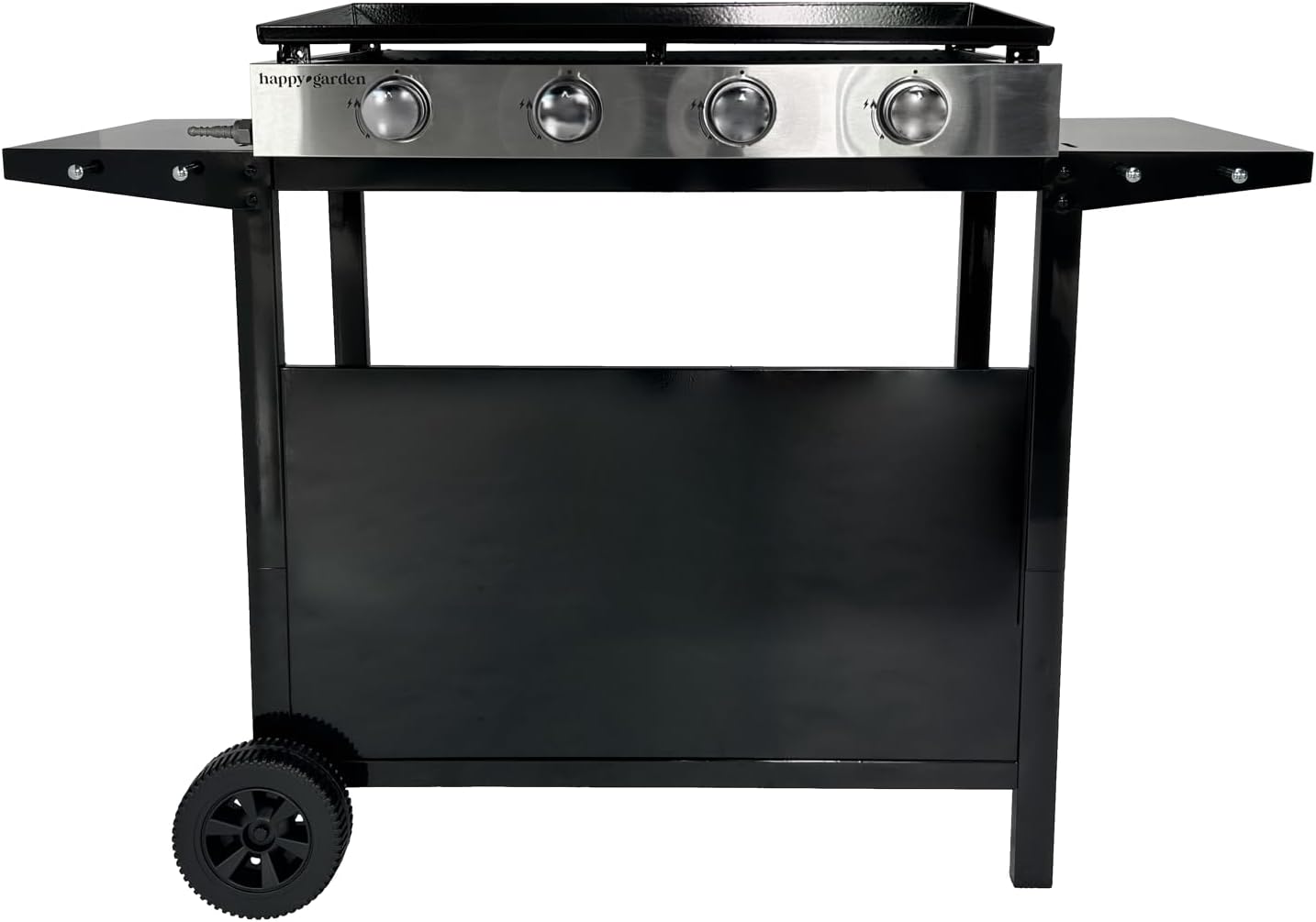 Happy Garden - Plancha Mérida 4 brûleurs avec chariot - gaz - 78x41 cm