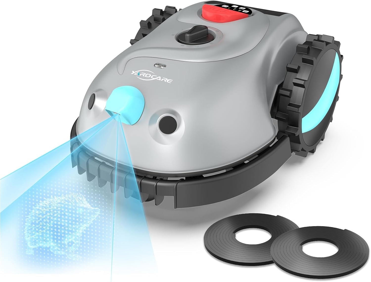 YARDCARE - Tondeuse robot Vision, sans fil, batterie 4 Ah, lame, obstacle, V100