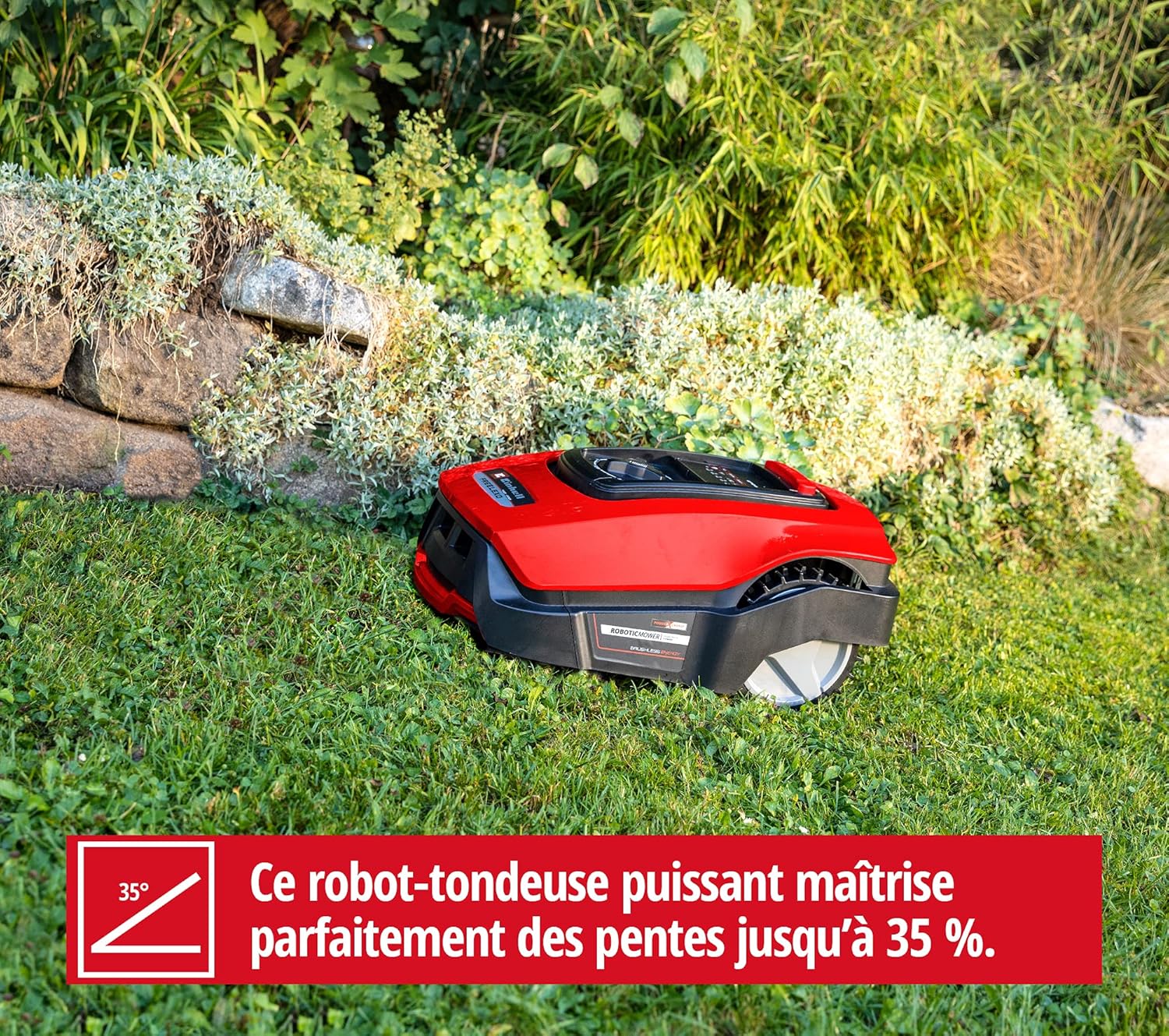 Einhell - FREELEXO série - pour 800 m² - Bluetooth, pente 35%, LCD, 800-LCD-BT