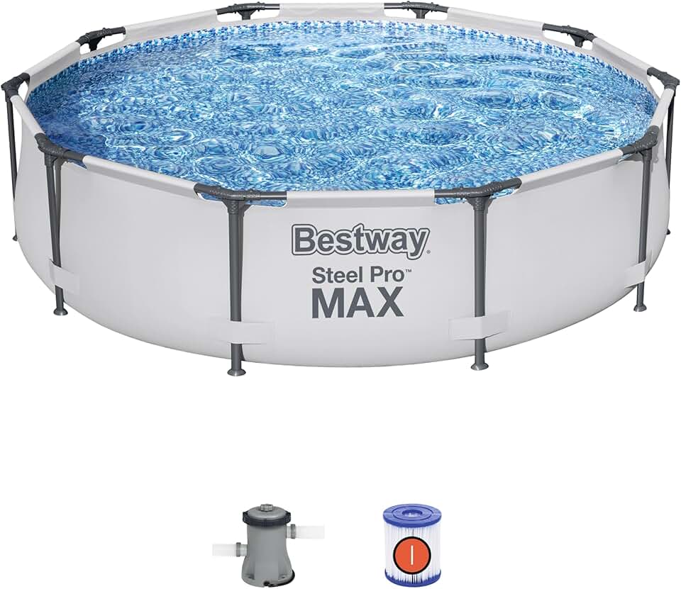 Bestway - Steel Pro Max piscine ronde - 305x76 cm - filtre cartouche
