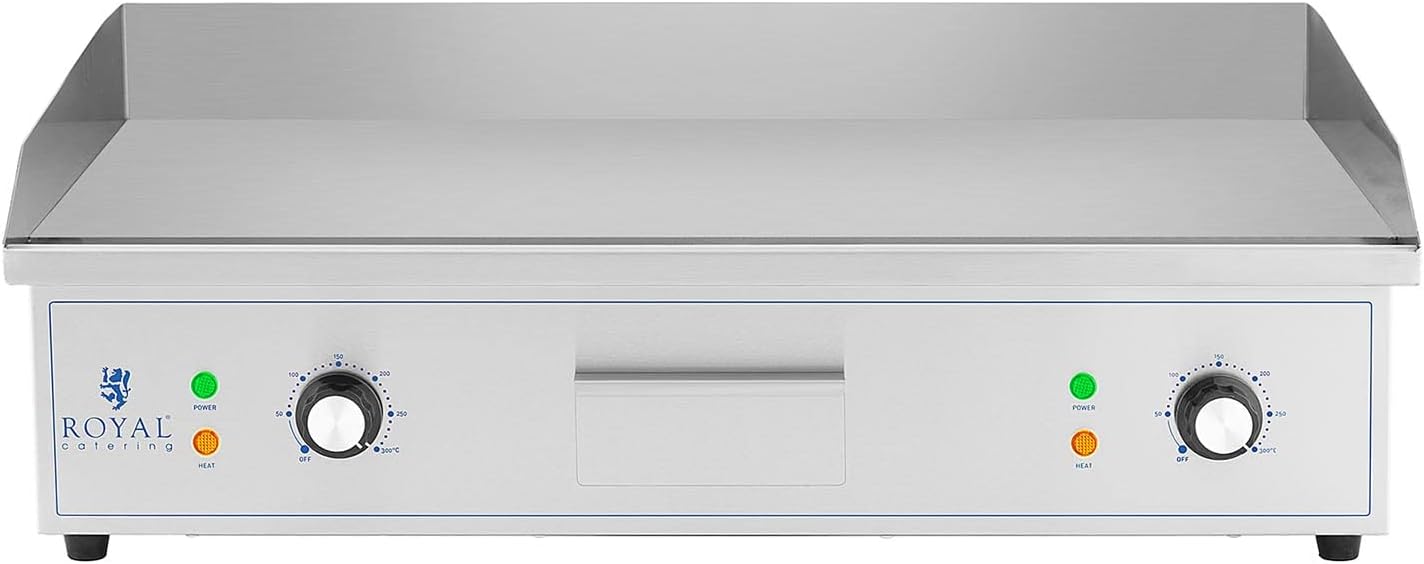 Royal Catering - plancha électrique pro, 727x420mm, 4400W, cuisson, 74242