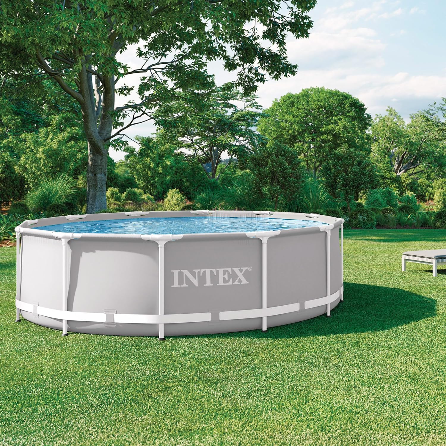 Intex kit Piscine Prism Frame Ronde Tubulaire (ø) 3,66 x (h) 0,99m