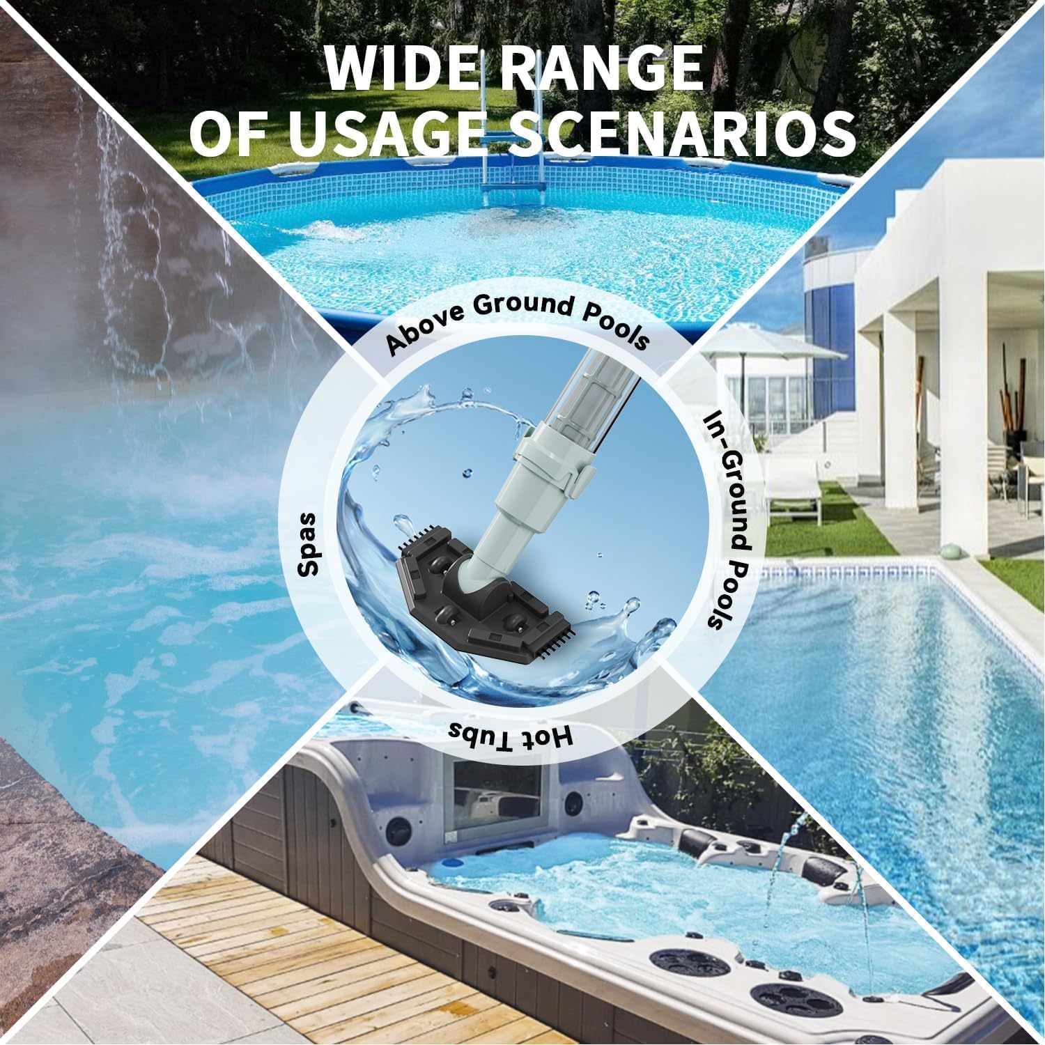 Lydsto - S1 Lite aspirateur piscine sans fil, 90 min, léger, S1 Lite