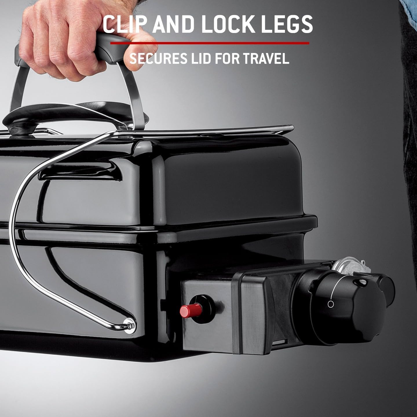 Weber - Go-Anywhere - 42x26cm - barbecue gaz portable pieds repliables