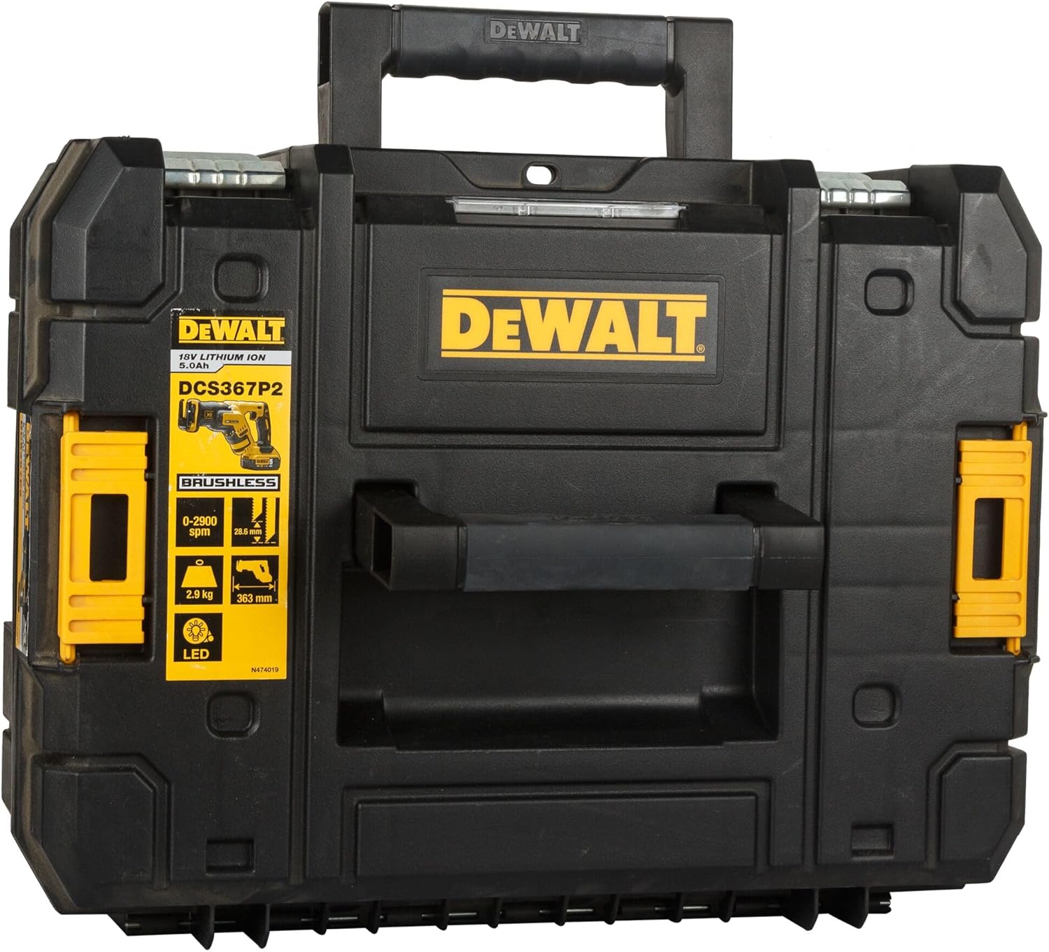 DEWALT - Scie sabre XR 18V, 824W, 300mm bois, LED - DCS367NT-XJ
