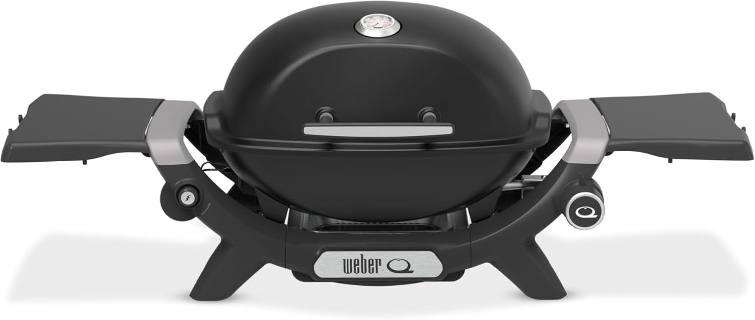 Weber - Q 1200N - barbecue gaz compact, fonte émaillée, allumage électronique