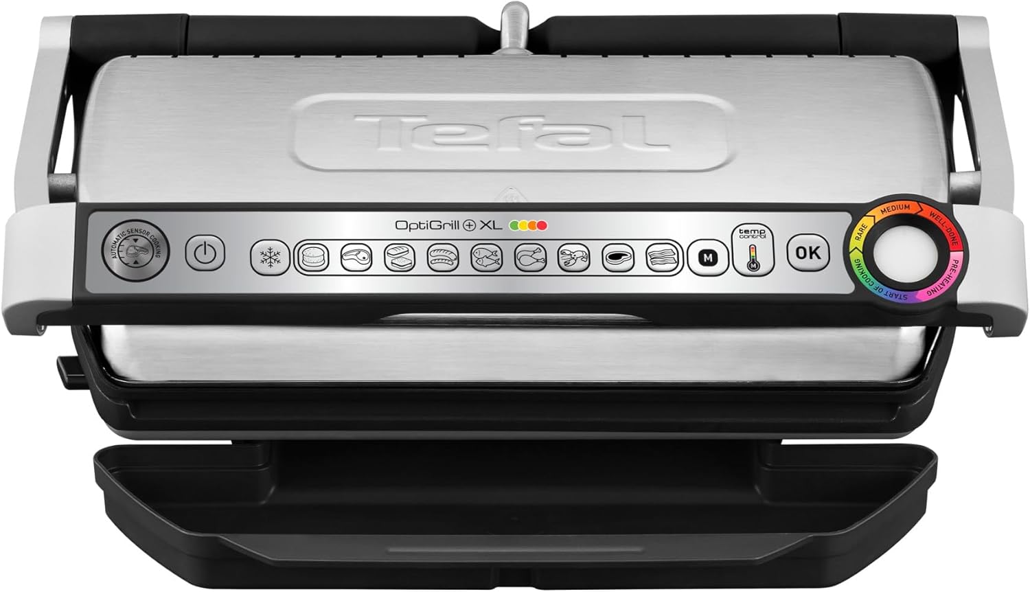 Tefal - Optigrill+ XL série - XL pour 8 personnes, grill intelligent - GC722D16