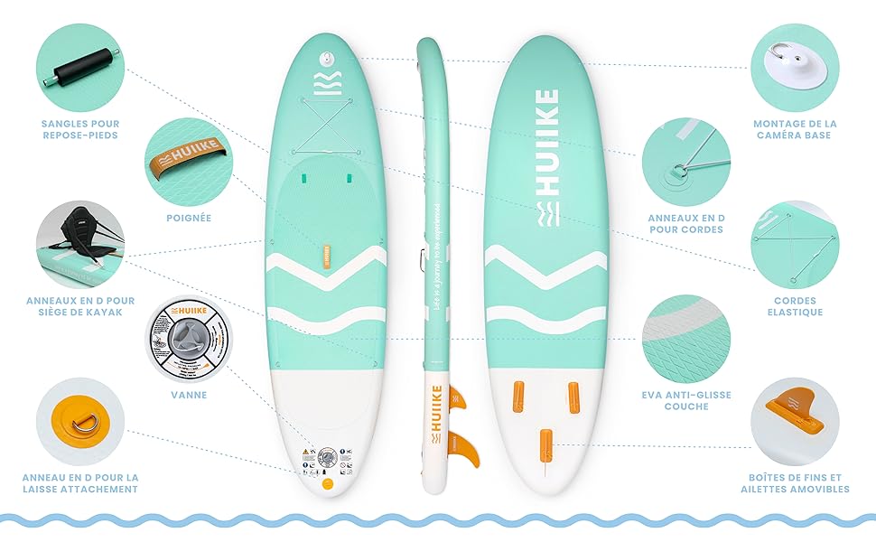 la planche de surf est une planche de surf conçue pour ressembler à