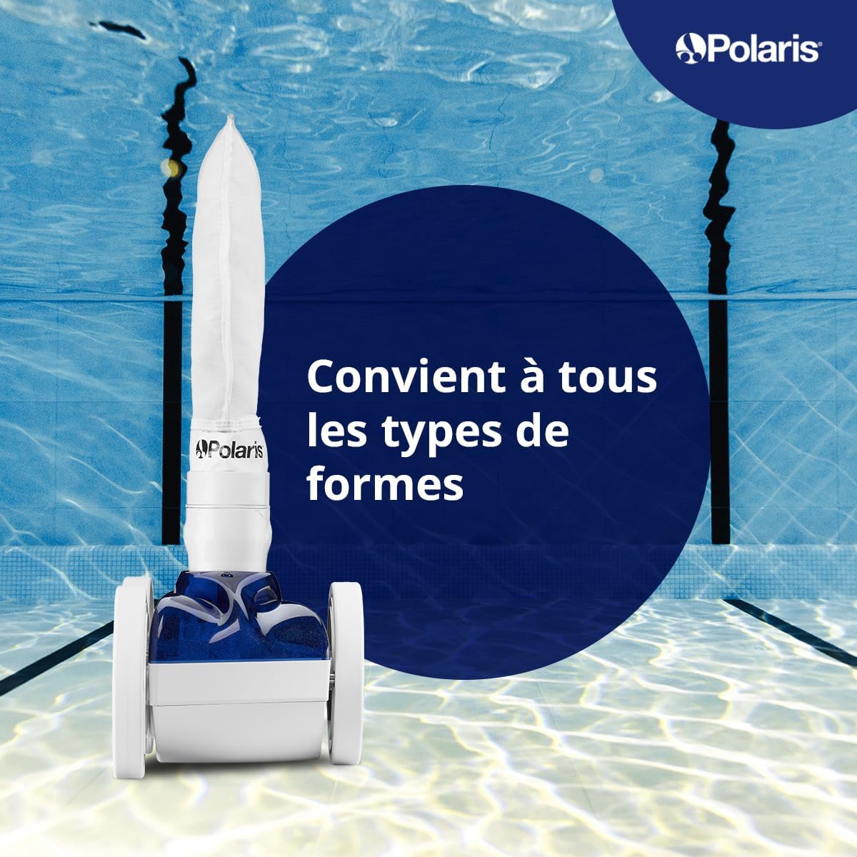 Polaris - 280 Série Pression - Robot Piscine - Débris, Facile, 2 ans
