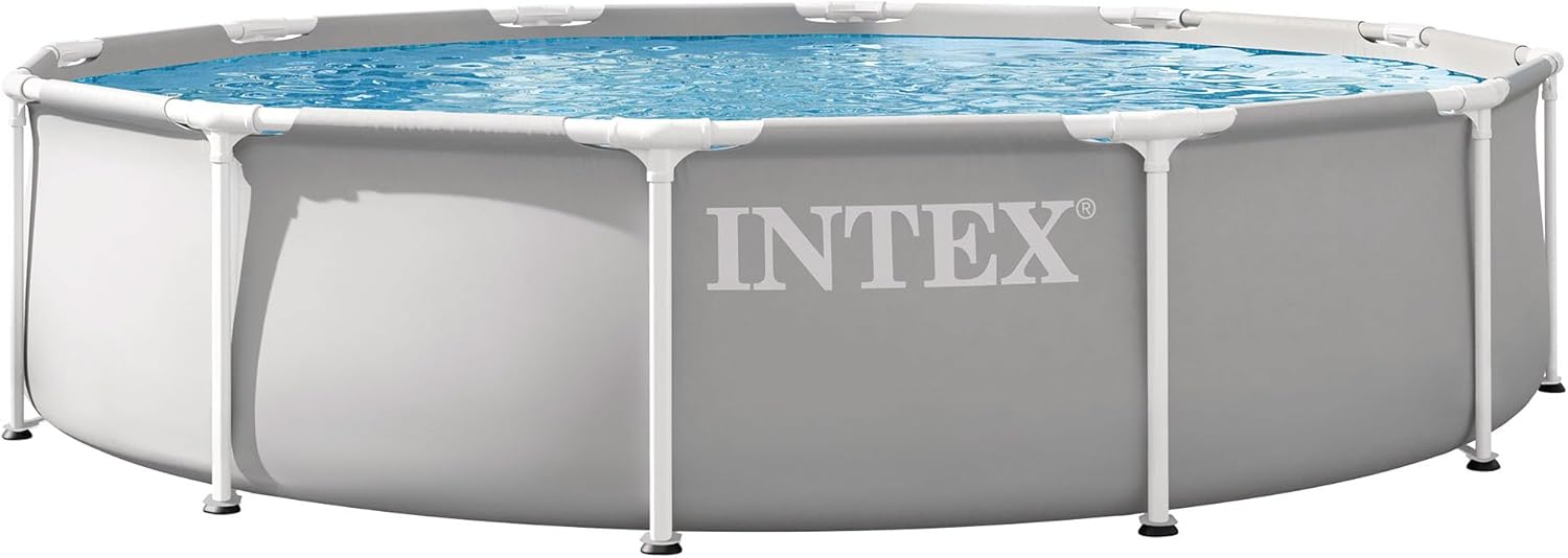 Intex - Prism Frame Série - 12ft x 30in - Piscine tubulaire robuste