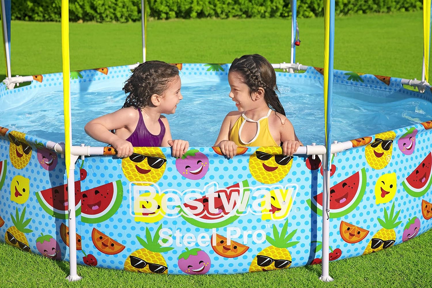Bestway Piscine tubulaire Bleu 244 x 244 x 51 cm 1680 L 56432
