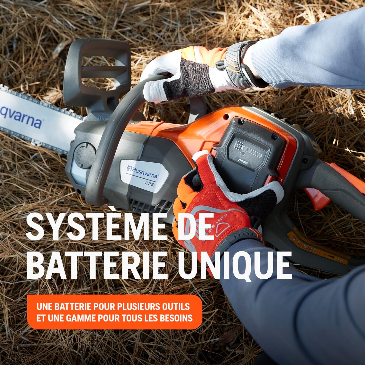 Husqvarna - Tronçonneuse 225i - 30 cm - 36V, légère, silencieuse, 20 m/s