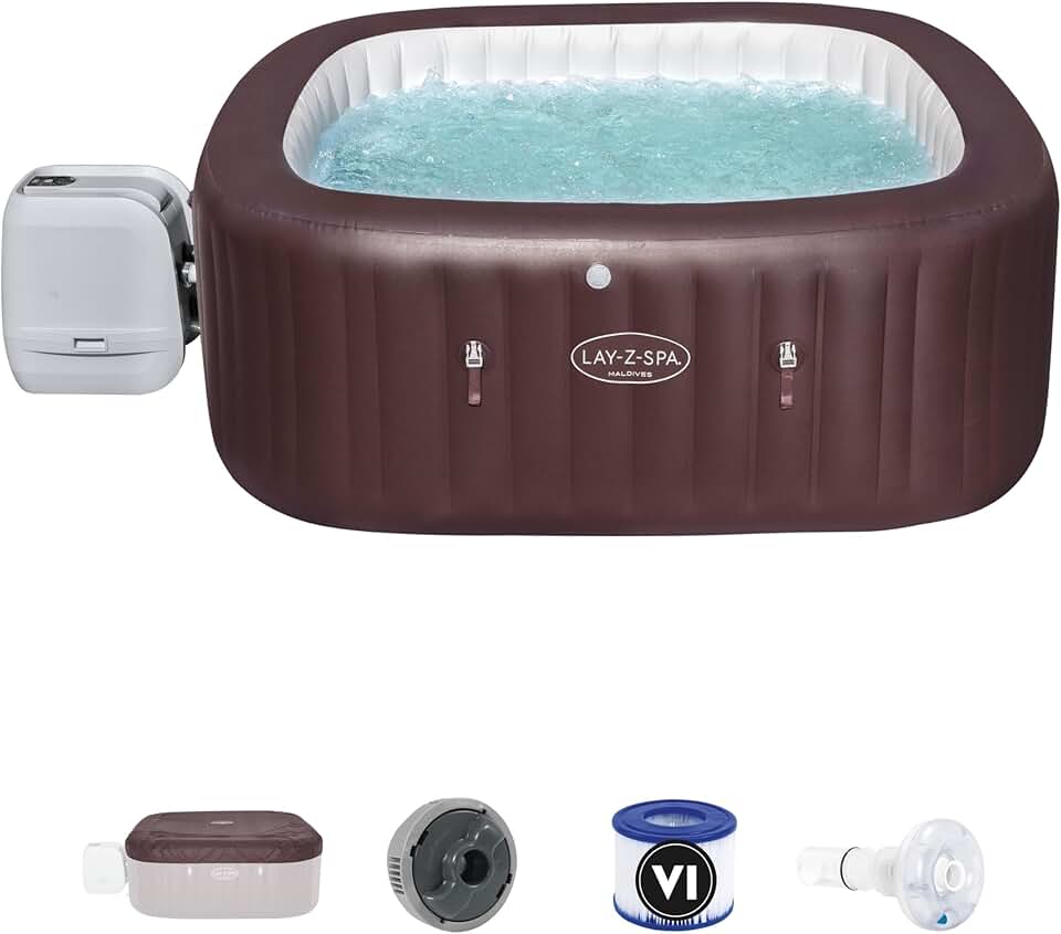 Bestway - Lay-Z-Spa (série Brune) - 5-7 pers - spa gonflable relaxation
