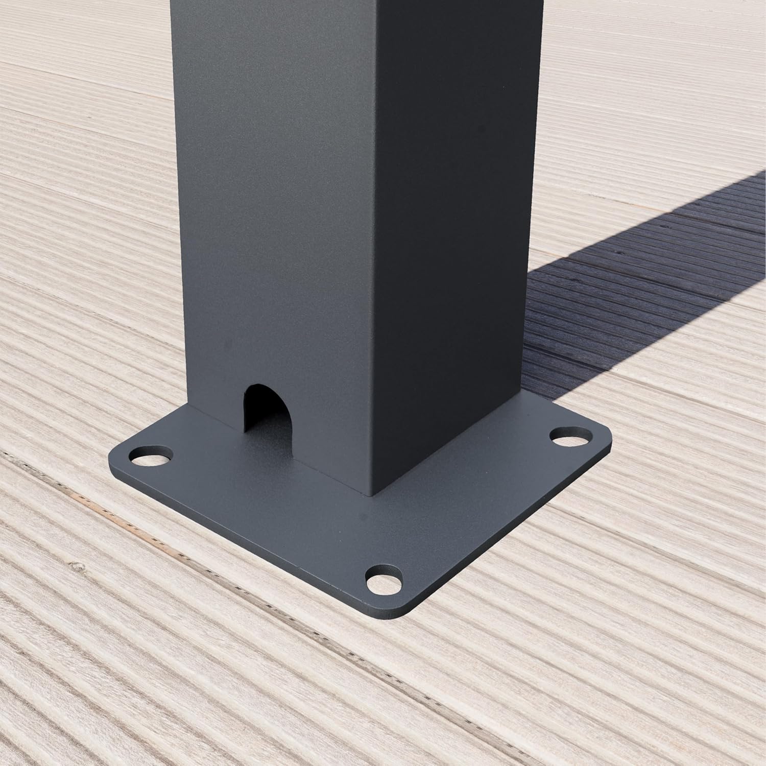 PRIMEYARD - Pergola aluminium série lames acier 3x4m anthracite