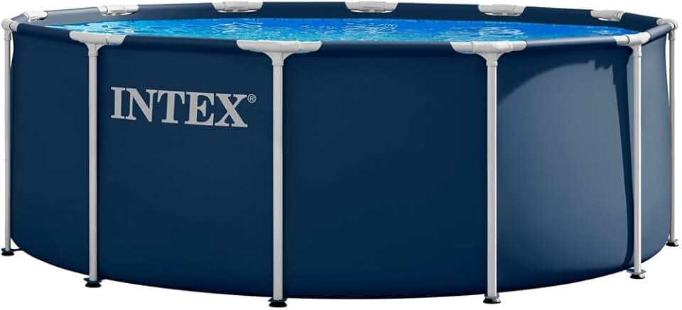 Intex - Piscine cadre métal Marine série - 3,66x1,22m - bâche, échelle, cadres 28930GH