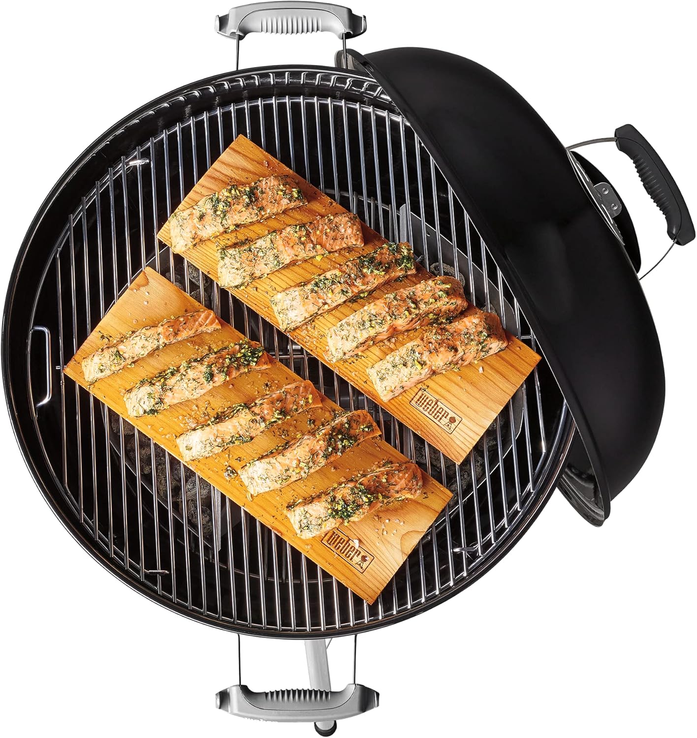 Weber - Classic Kettle - 57 cm - acier émaillé, One-Touch, thermomètre