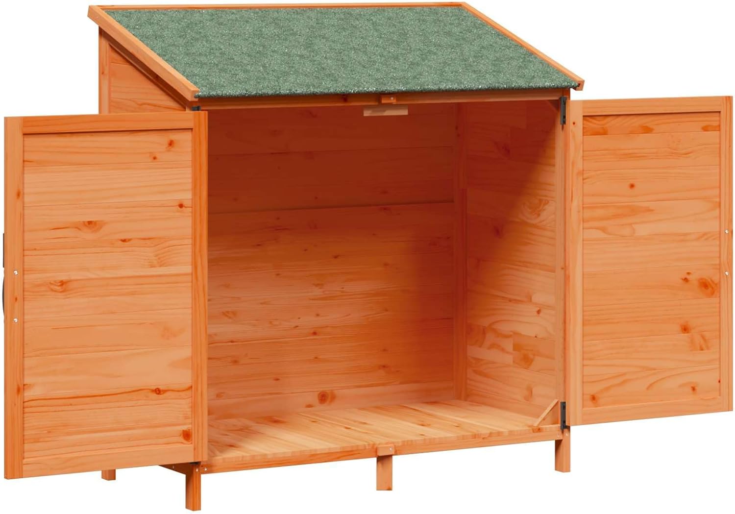 vidaXL - Abri de jardin bois, 106x56x113,5 cm, rangement spacieux, résistant intempéries