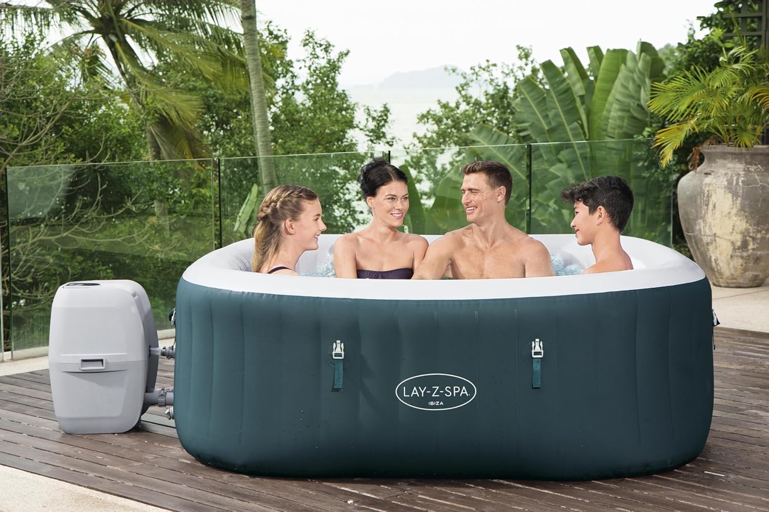 Bestway - Lay-Z Ibiza AirJet - 180x66cm - spa gonflable 6 places - 60015
