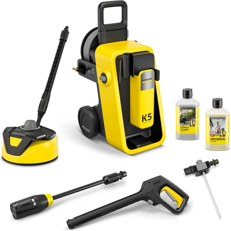 Kärcher - K 5 Comfort Premium - 145 bar, 500 l/h, enrouleur, Home Kit