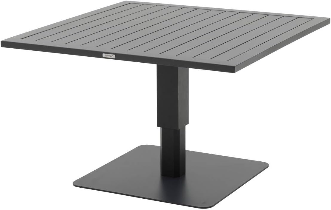 Hespéride - Salimia - table carrée relevable 110x110x69cm - aluminium