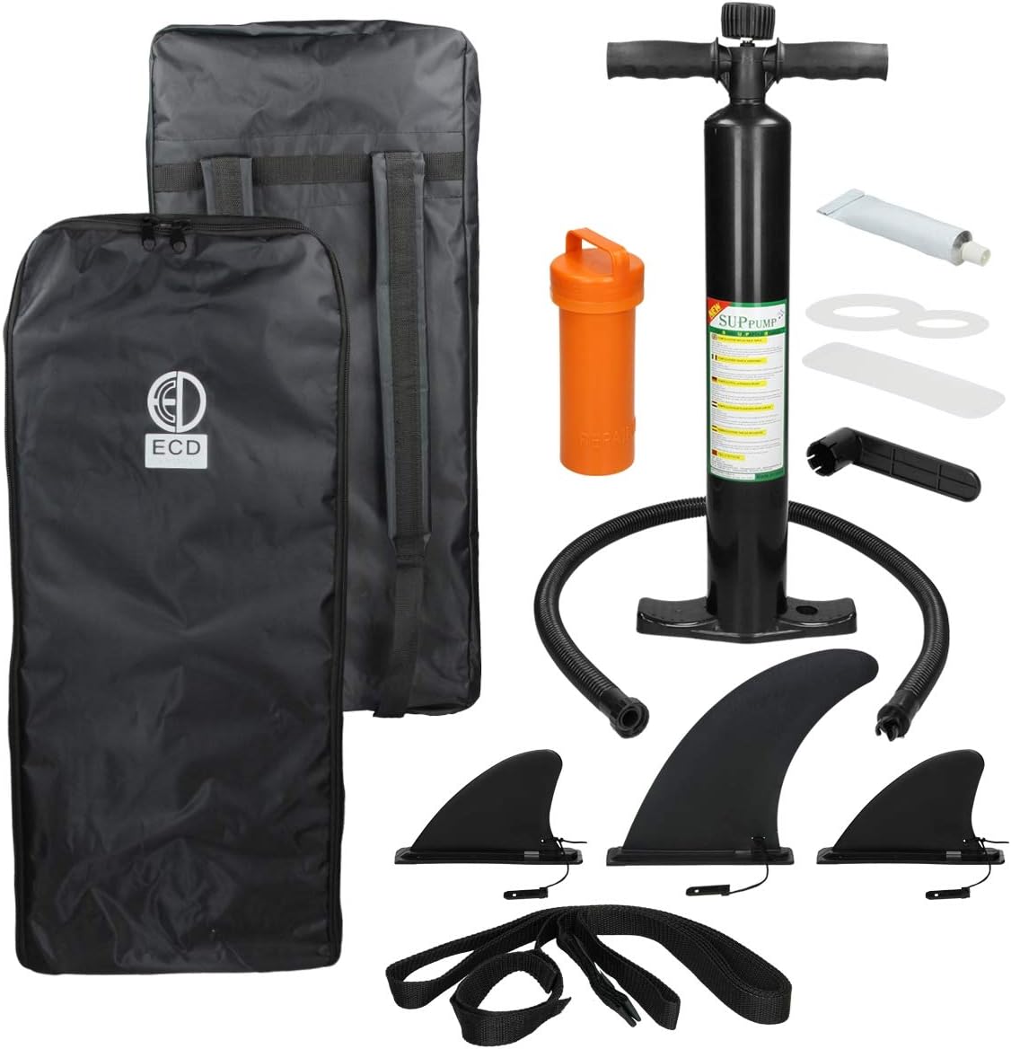 ECD Germany - Stand Up Paddle - 305/308/320/380 cm - PVC, 120/150 kg, 10/15 cm